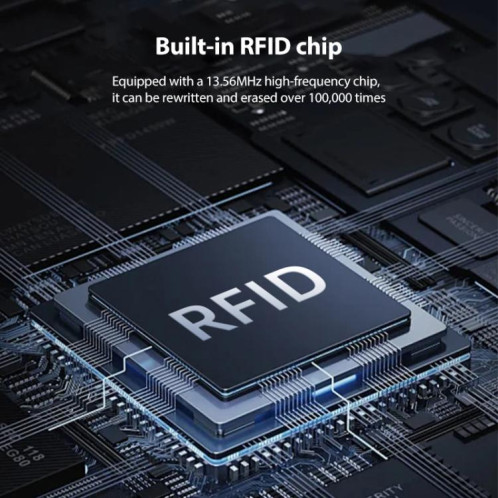 Étiquettes NFC autocollantes avec puce Fudan F08, étiquettes RFID HF, taille : 40 x 25 mm, papier couché SR5303430-08